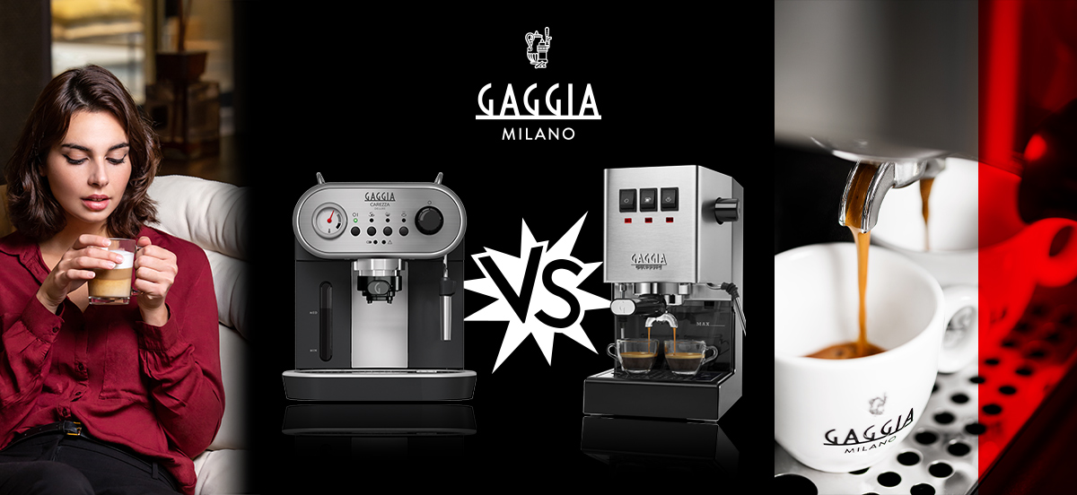 Vergleich der Gaggia Classic und der Gaggia Carezza