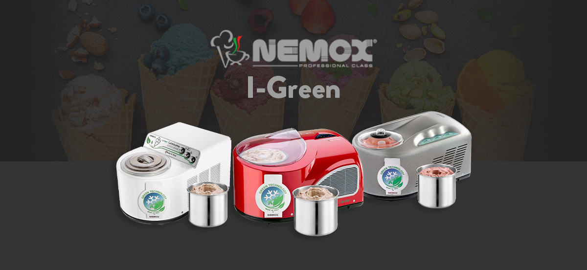 Nemox I-Green präsentiert die neuen umweltfreundlichen Eismaschinen