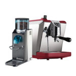 Nuova Simonelli Oscar 22 Neue Version Rot & Rancilio Rocky SD