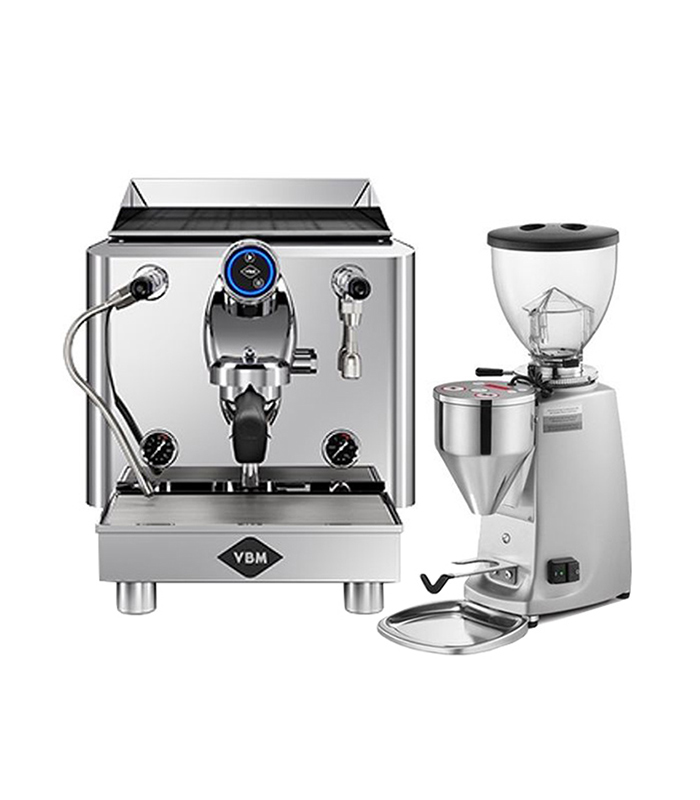 Vibiemme Lollo Semiautomatic 1G & Mazzer Mini Electronic Model A