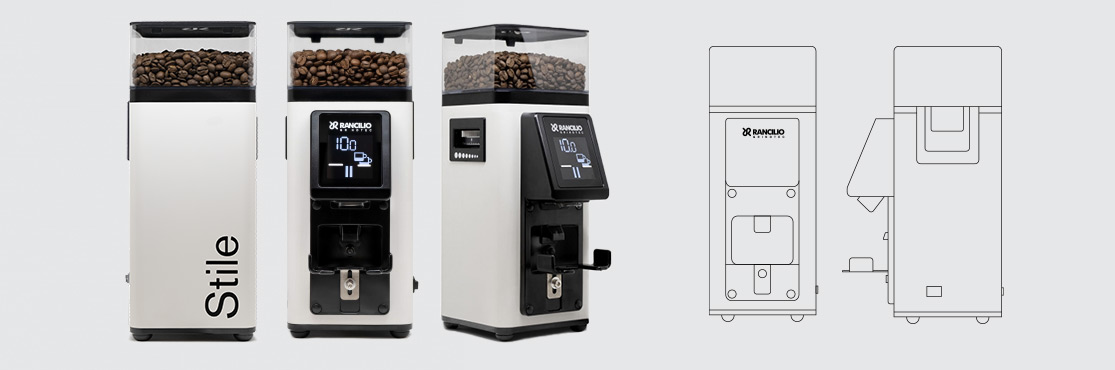 Die neue Kaffeemühle Rancilio Stile