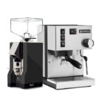 Rancilio Silvia V6 E & Eureka Mignon Silenzio 16CR Schwarz