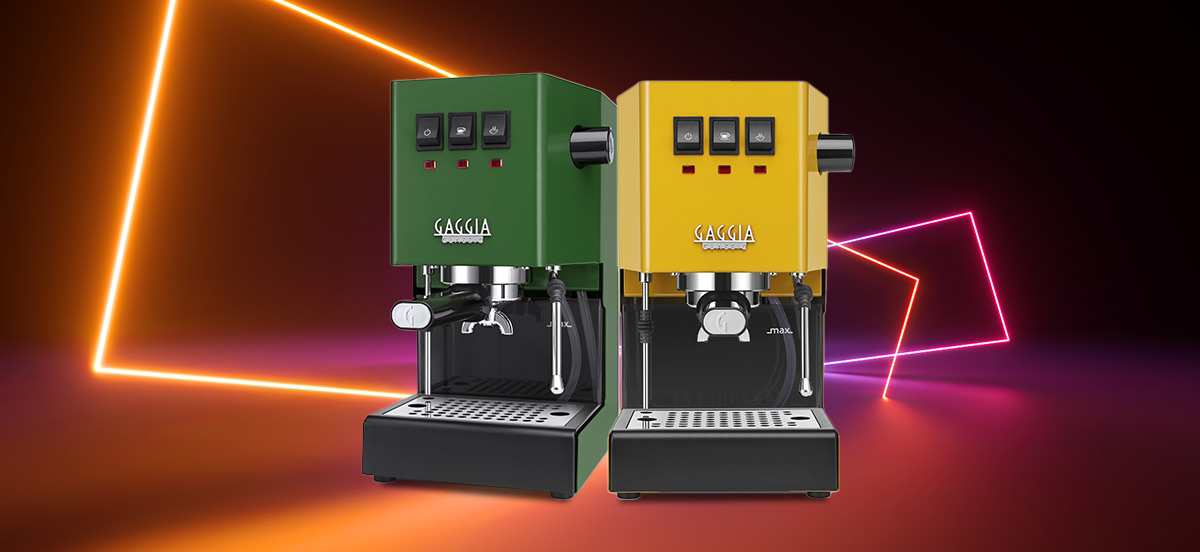 Neue Energy Vibes Farben für die Gaggia Classic Evo Pro